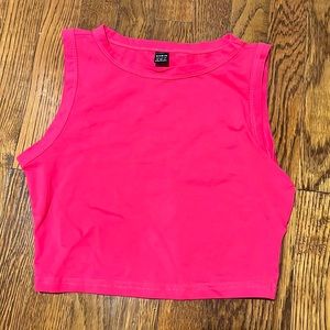 Shein size Small hot pink cropped too